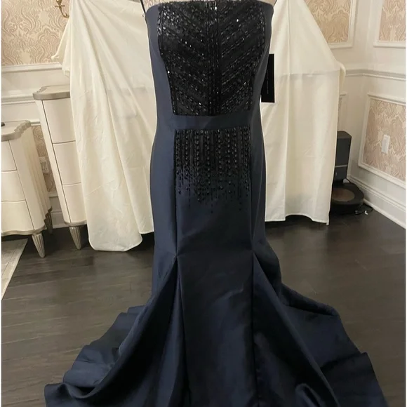 sachin and babi light blue dress Designer Evening Dresses